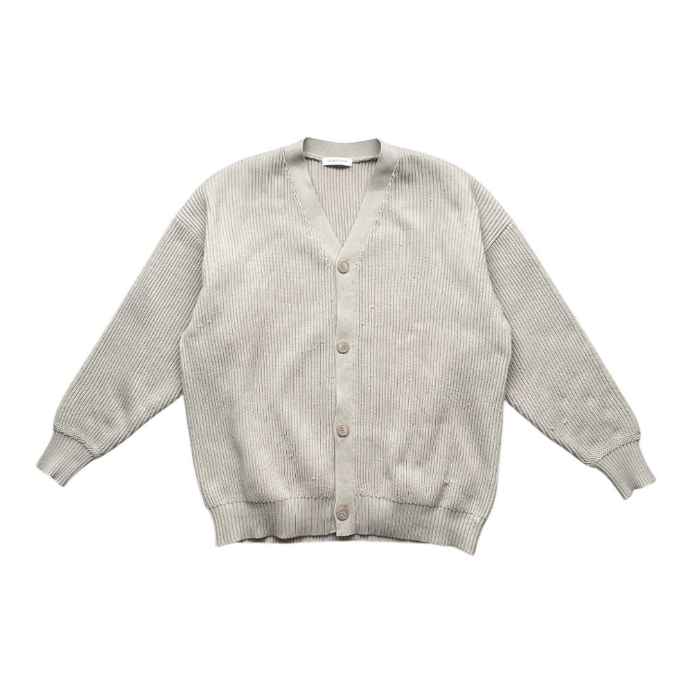 Freak's Store Knit Cardigan, Cream, Size Large